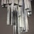 Wood Crystal Glas Trilobo Spiral Chandelier from Venini, 1960s For Sale - Image 7 of 16