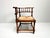 Antique Walnut Corner Chair with Spindle Back and Straw Seat, 1890s For Sale - Image 11 of 11