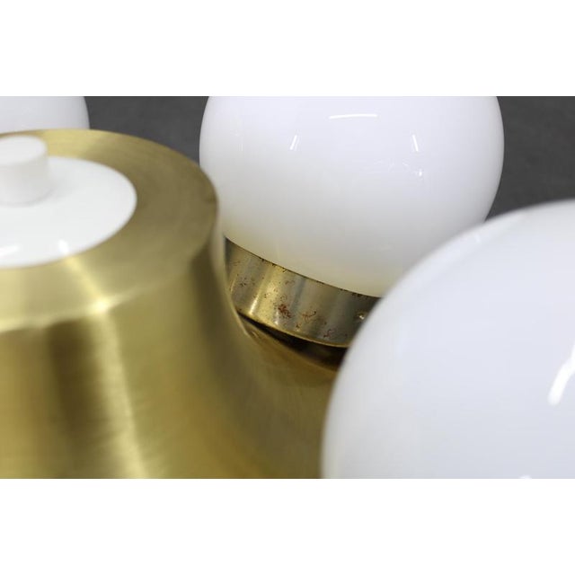 Mid-Century Brass Flush Mount Lights, 1970s, Set of 2 For Sale - Image 6 of 13