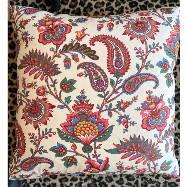 Pair of Decors Barbares Pillows With 50/50 Down/Feather Inserts For Sale - Image 4 of 5