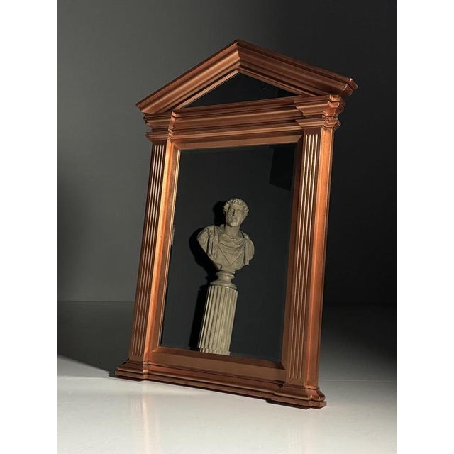 Neoclassical Mirror in Copper-Colored For Sale - Image 9 of 18