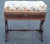 Late 19th Century American Empire Mahogany and Needlepoint Upholstered Storage Bench For Sale - Image 9 of 10