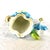 Teal and Light Green Shaped Chocolate Pot For Sale - Image 10 of 11