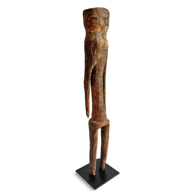 Original antique carved wood Tchitcheri figure from the Moba people of northwestern Togo area. These figures were...