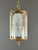 20th Century Louis XVI Style Lantern in Gilt Bronze and Engraved Glass For Sale - Image 3 of 12