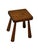 Brutalist Stool in Oak, Dutch Design, Mid-Century, 1960s For Sale - Image 9 of 11