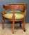19th Century Louis Philippe Desk Armchair or Fauteuil De Bureau of Leather and Turned Walnut For Sale - Image 5 of 15