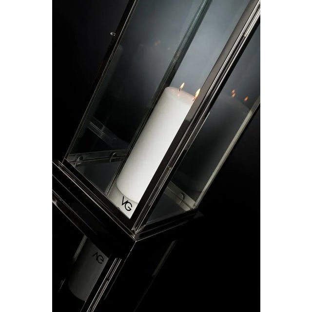 Contemporary Top Acciaio Inox Flat Shaped 68 Candle Holder from VGnewtrend For Sale - Image 3 of 8