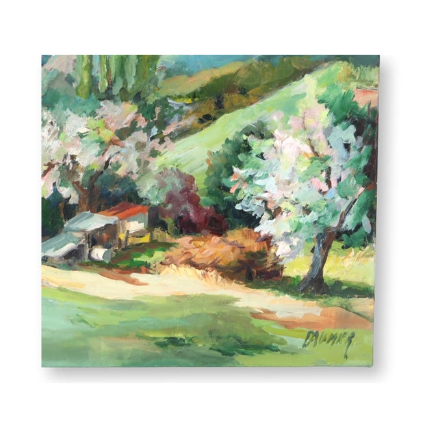 Original work by French artist Liliane Paumier (born 1947), a recognized Normandy painter whose landscapes, coastal...