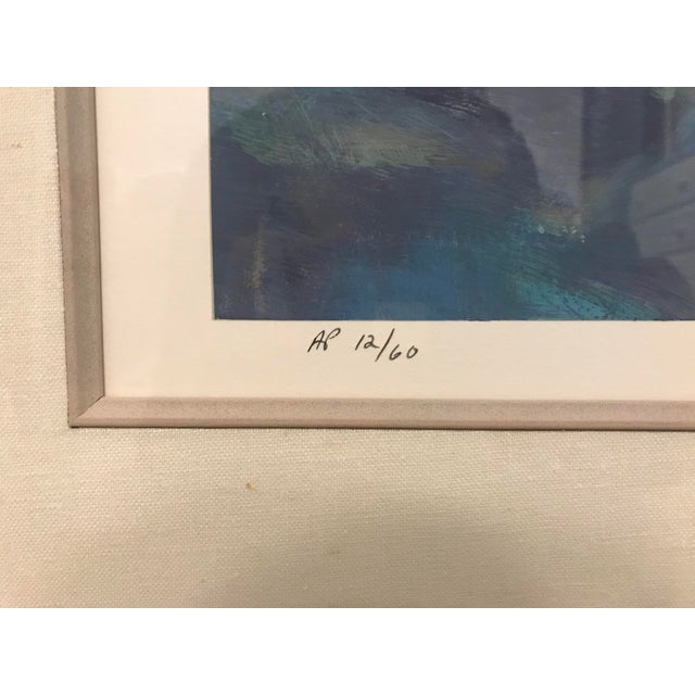 Impressionist 1990s Don Hatfield “Rocky Point” Artist's Proof a.p. 12/60 - Framed Serigraph W/ Certificate of Authenticity For Sale - Image 3 of 4