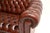 Antique Deep Buttoned Leather Chesterfield Sofa, 1950 For Sale - Image 9 of 11