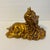 Ceramic Kay Finch Yorkshire Terrier Gold Leaf Glaze Silky Yorkie Dog Statue California Usa For Sale - Image 7 of 12