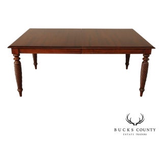 Ethan Allen 'British Classics' Extendable Dining Table For Sale