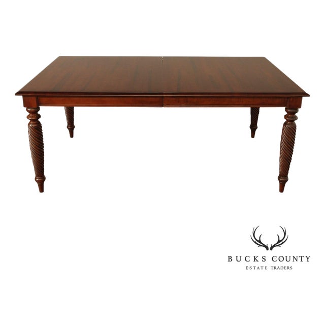 Ethan Allen 'British Classics' Extendable Dining Table For Sale
