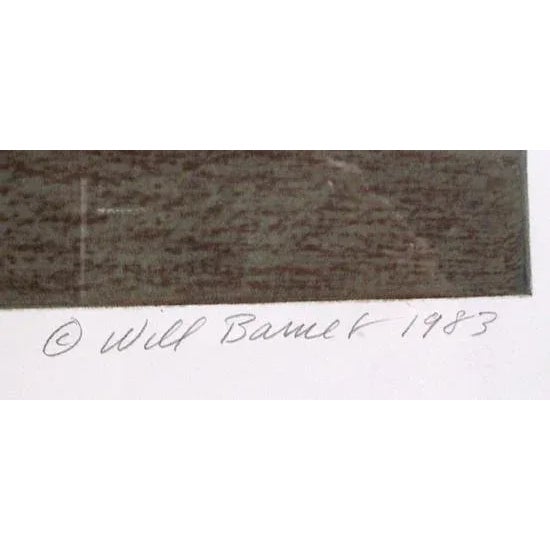 Artist: Will Barnet, American (1911 - 2012) Title: Peter Grimes Year: 1983 Medium: Lithograph on Arches, signed and...