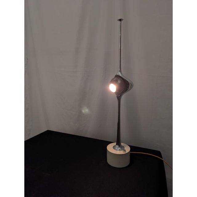 Cobra Table Lamp in Chromed Steel from Arredoluce Monza, 1960s For Sale - Image 10 of 13