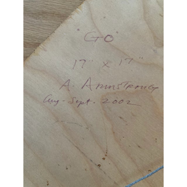 Abstract Alison Armstrong Abstract Acrylic Painting “Go” For Sale - Image 3 of 5