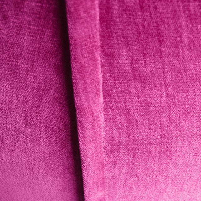 Twelve Pink Velvet Armchair by Biosofa For Sale - Image 11 of 12