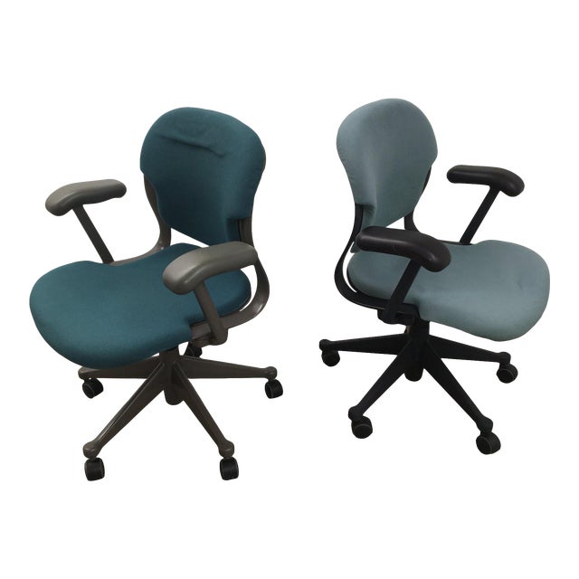 Vintage Herman Miller Molded Desk Chairs a Pair Chairish