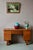 Art Deco Boudoir Dressing Table in Elm Burl and Brass, 1930s For Sale - Image 4 of 14