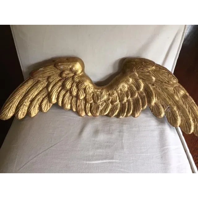 18th Century French Gilded Antique Wings For Sale - Image 10 of 10