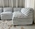 Striped Modular Sofa, 1980s, Set of 6 For Sale - Image 10 of 14