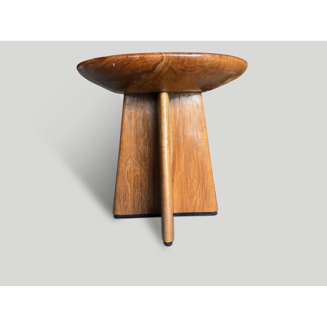 Andrianna Shamaris Mid Century Couture Large Side Table or Entry Table For Sale - Image 18 of 18