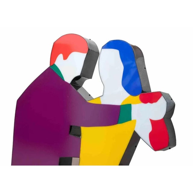 Marco Lodola, Dancers, Mixed Media Sculpture, 2001 For Sale - Image 4 of 5