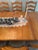 1990s 1990s Cherrico Solid Oak Expandable Dining Set With 10 Chairs For Sale - Image 5 of 12
