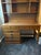 American 1980s Ethan Allen Desk W/ Hutch For Sale - Image 3 of 5