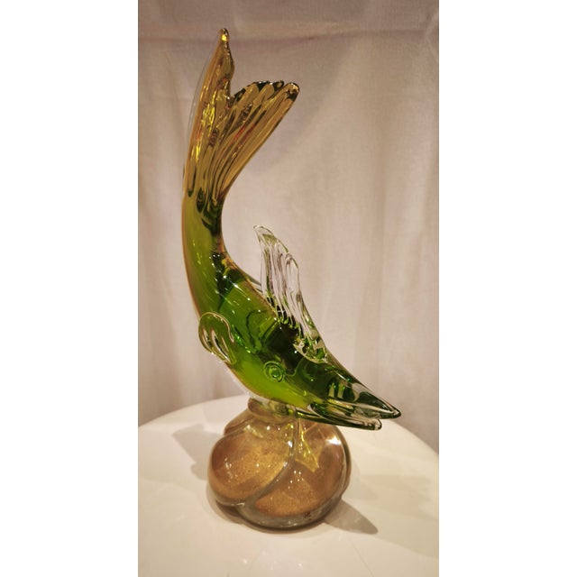Mid-Century Modern Murano Glass Fish Figurine, 1970s For Sale - Image 3 of 4