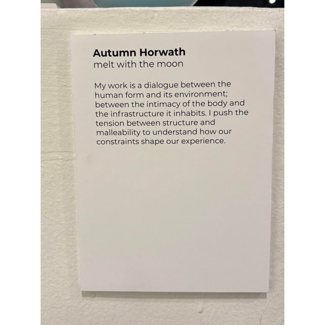 2020s Contemporary Stoneware Bent Abstract Figure Sculpture For Sale - Image 5 of 5