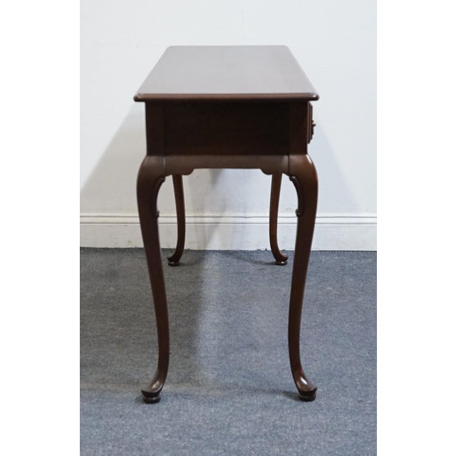 Hammary Furniture Solid Cherry Traditional Queen Anne 52" Accent Sofa Table For Sale - Image 13 of 13