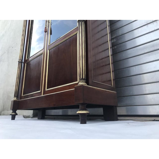 French Empire Style Mahogany Cabinet For Sale - Image 18 of 18
