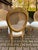 1970s French Artisan Louis XVI Gold Beech Cane Dining Chairs-Set of 4 Pc For Sale - Image 12 of 18