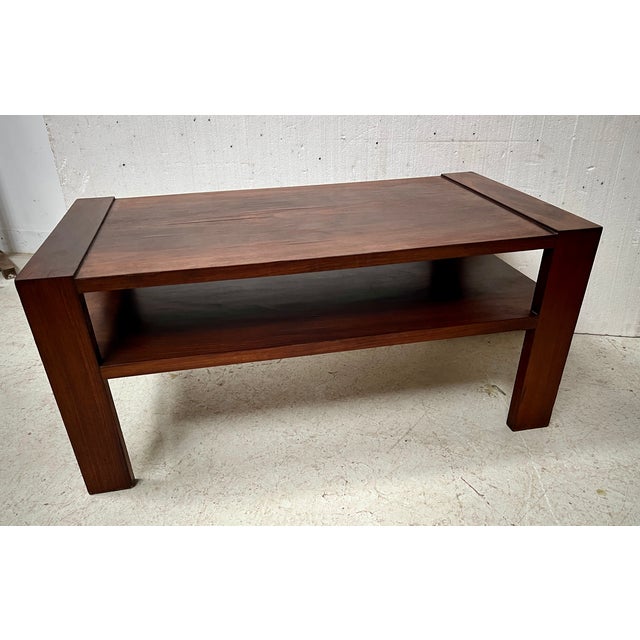 Wood Art Deco Coffee Table in Mahogany and Veneer, 20th Century For Sale - Image 7 of 11