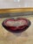 Glass Large Vintage Murano Glass Murano Ashtray For Sale - Image 7 of 7