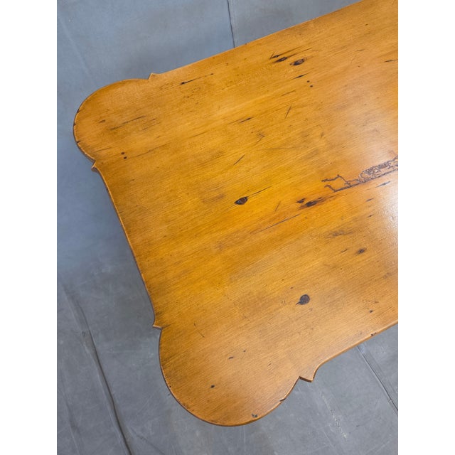 Antique New England Queen Anne Beechwood Tea Table, Porringer-Top, Circa 1800 For Sale In Denver - Image 6 of 14