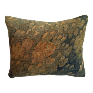 Authentic 17th Century Brussels Flemish Tapestry Pillow For Sale