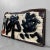 Highly decorative wooden board with exquisite wood carving. Beautiful, elegant black lacquered Japanese characters. A...