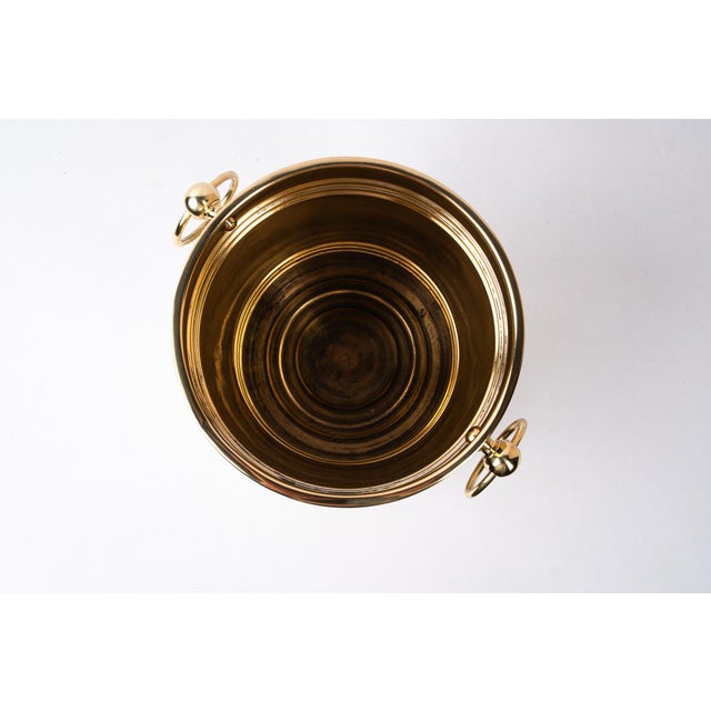 Metal Vintage Brass Champagne Bucket, 1920s For Sale - Image 7 of 18