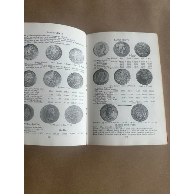 Mid-Century Modern Vintage Red Coin Book For Sale - Image 3 of 6