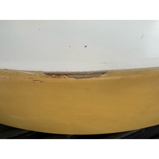 1970's Round Goat Skin Coffee Table For Sale - Image 11 of 12