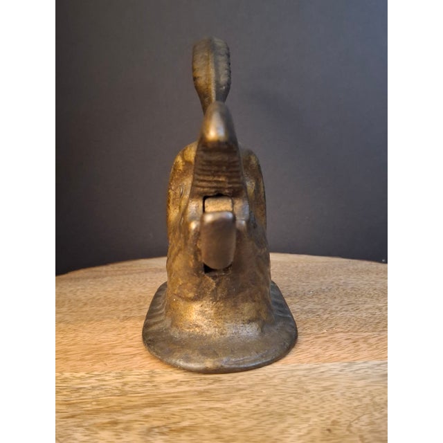 Antique Cast Iron Eagle Head Tabletop Nutcracker Mechanical Lever Brass Wash Finish For Sale - Image 9 of 18