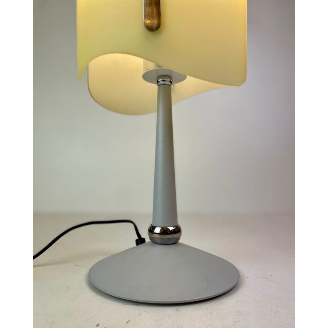 Vintage Italian Opaline Table Lamps, 1990s, Set of 2 For Sale - Image 11 of 18