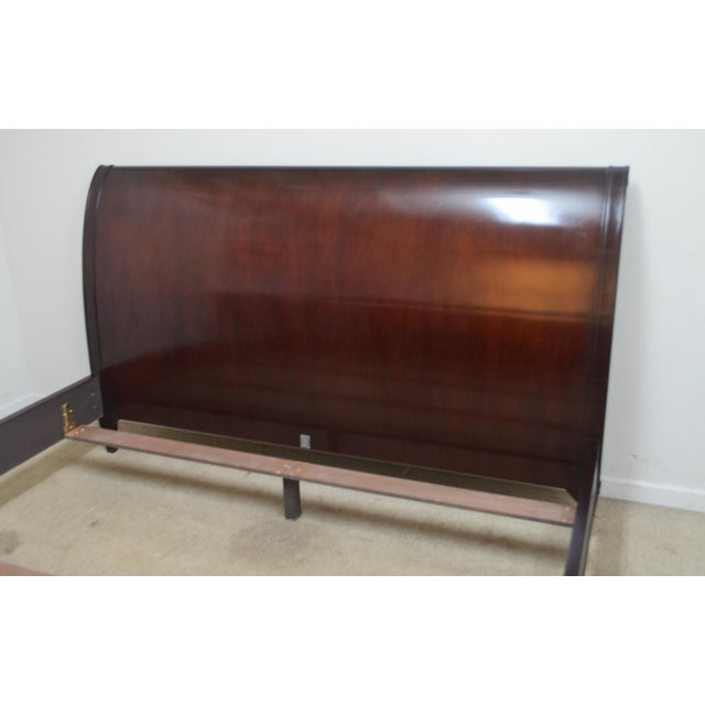 Baker Furniture Company Barbara Barry for Baker King Sleigh Bed For Sale - Image 4 of 13