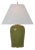 Thomas O'Brien by Visual Comfort Signature Opera 30" Table Lamp in Light Olive with Linen Shade For Sale