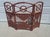 Auburn 1940's Bamboo and Rattan Woven Wicker Folding 3 Panel Fireplace Screen For Sale - Image 8 of 12