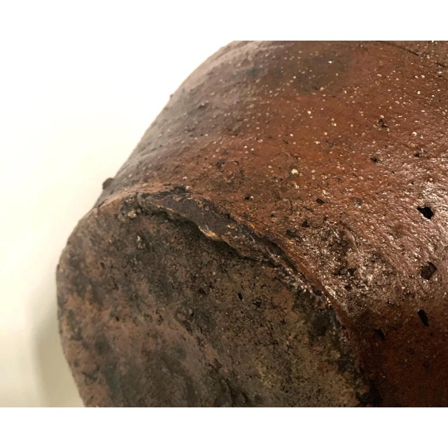 Large Japanese Antique Shigaraki Tsubo Jar For Sale - Image 10 of 13