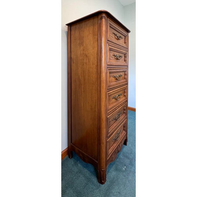 Dixie Furniture Carved French Country Lingerie Chest For Sale - Image 9 of 11